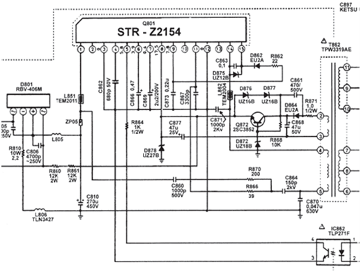 Str z2062 схема включения