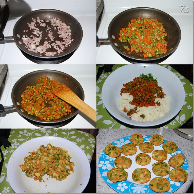 Vegetable cutlet process1
