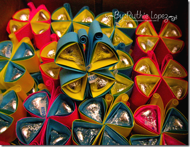 Recuerdos de Bautizo - Baptims Candy Bar - Chocolate Butterflies - Kisses Butterflies -  Ruthie Lopez