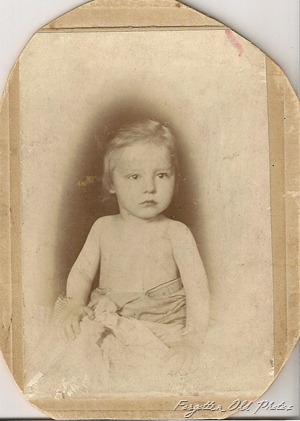 Child in a towel Brainerd Antiques