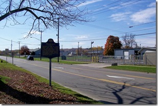 Meadville marker looking south out of the town. (Click any photo to enlarge)