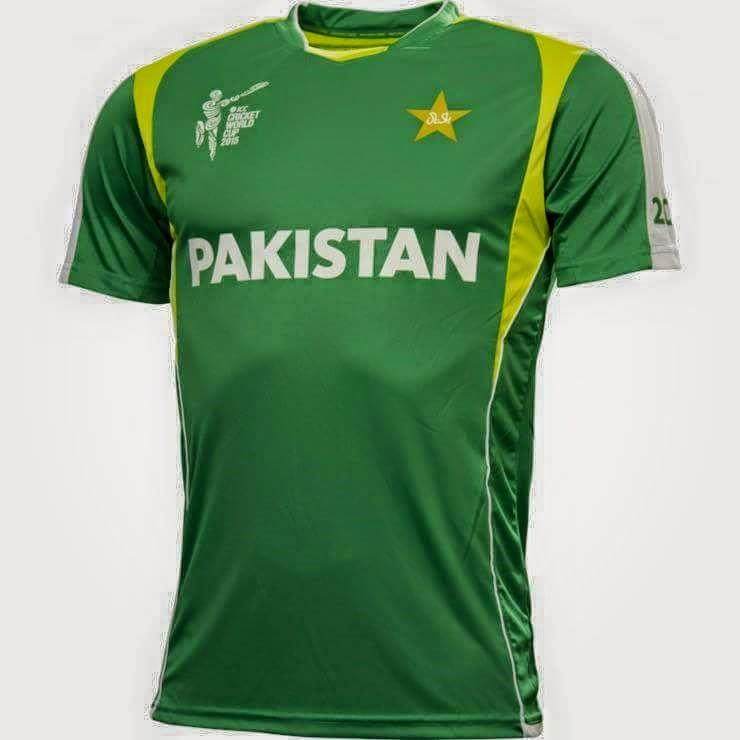 Pakistan's T shirt for world cup 2015 3 Fastians