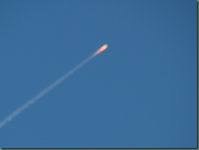rocket launch off of Wabasso Causeway