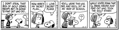 Peanuts 1977-12-05 - Snoopy as Peppermint Patty