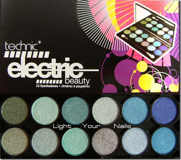 Technic Electric beauty eyeshadow palette