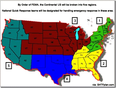 FEMA Governing Regions