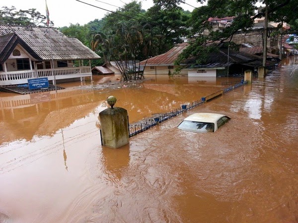 Flood in mae sai
