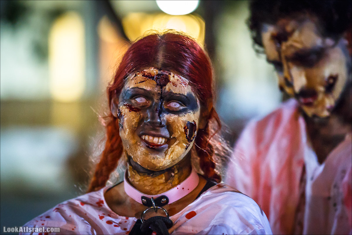 LookAtIsrael.com - Парад зомби в Тель Авиве | Zombie walk TLV, Tel Aviv 2015 |  מצעד זומבים בתל אביב, צעדת הזומבים, זומבי ווק