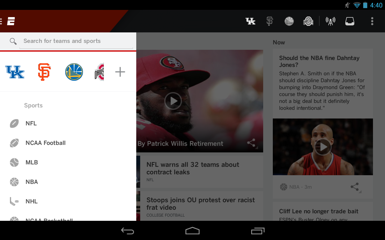 ESPN Android Apps on Google Play
