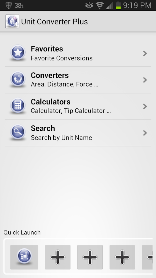 Unit Converter Plus - screenshot