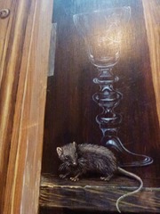 mouse in trompe l'oeuil