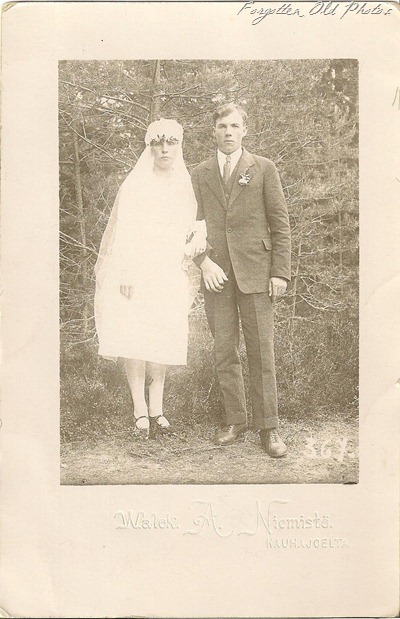 Finnish wedding photo Brainerd Antiques