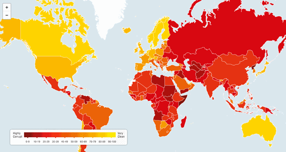 corruption perceptions index cpi indeks persepsi korupsi