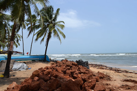 La Mare in India: Baga beach in Goa