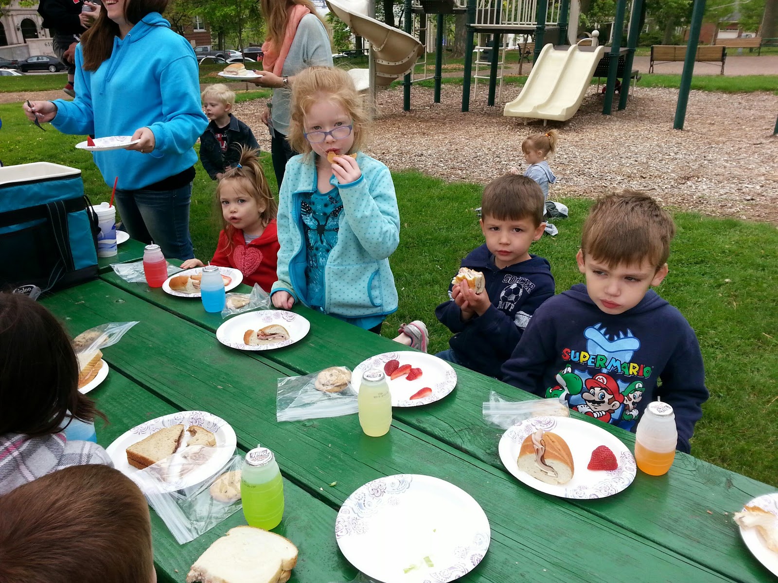 Smiles from Iowa Preschool Picnic