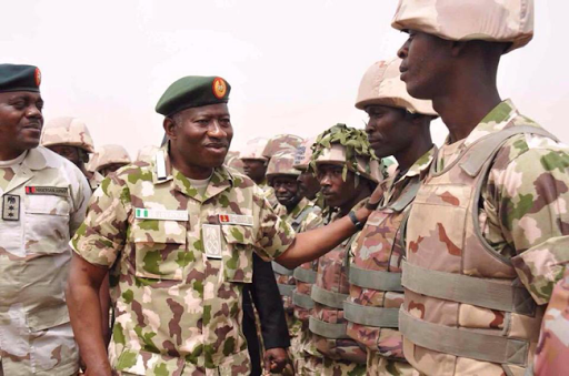 PHOTOS: President Goodluck Jonathan Pays Surprise Visits To Northern Towns Mubi And Baga Reclaimed By Nigerian Army From Boko Haram 13