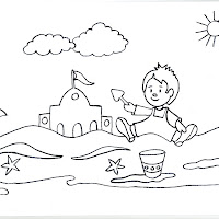 DIBUJOS DE PAISAJES PARA COLOREAR