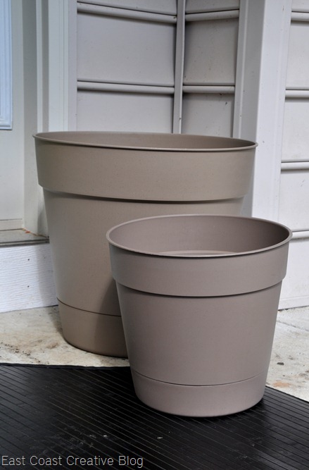 Painting Plastic Planters Infarrantly, How To Paint Outdoor Plastic Planters