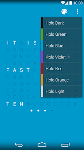 Holo Text Clock v2.1 APK