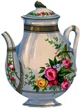teapot ironstone vintage image graphicsfairy7