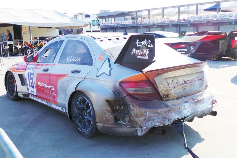 liuzzi macchina bruciata