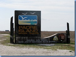 7262 Texas - PR-22 (South Padre Island Dr) - Padre Island National Seashore sign