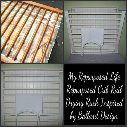 My Repurposed Life Drying Rack Inspired by Ballard Desisgn