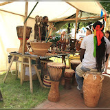 Trommel-Verkaufsstand