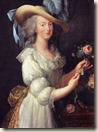Portrait à la Rose Marie-Antoinette par Elizabeth-Louise Vigée-Lebrun