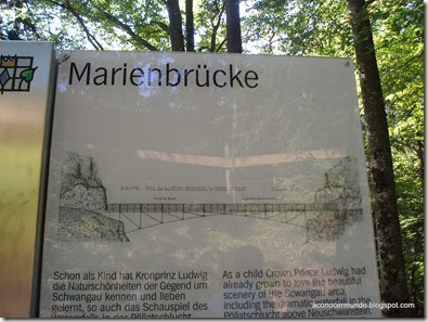Puente de  Marienbrücke. Cartel - P9060293