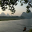 Yangshuo - wschód słońca nad rzeką Li