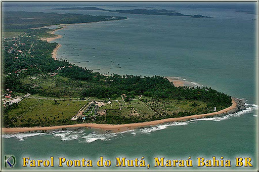 Farol Ponta do Mutá, Peninsula de Maraú, Barra Grande, Maraú, Bahia, Brasil
