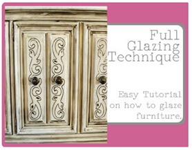 How to glaze furniture