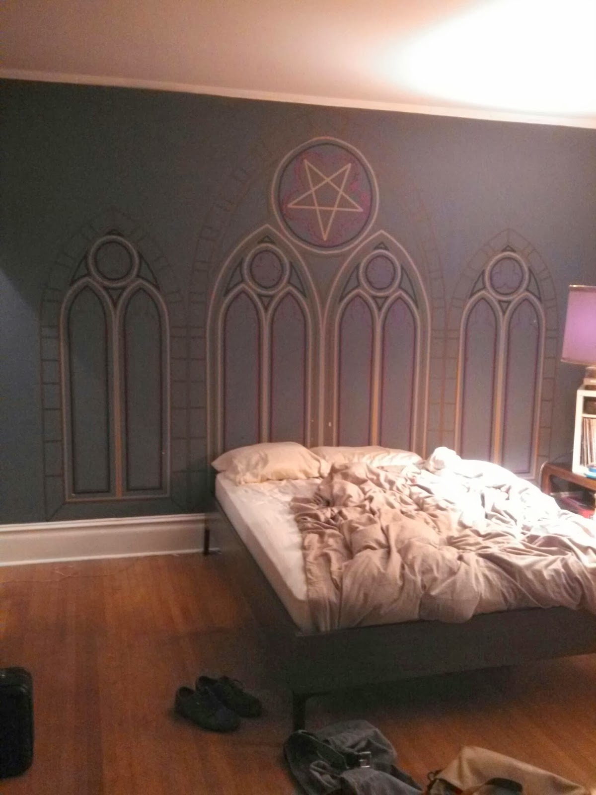 Tape Art Gothic Windows