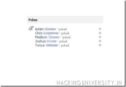 Auto Poke Back Friends in Facebook