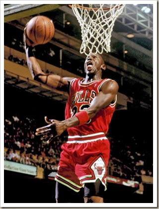 Michael Jordan at Boston Garden