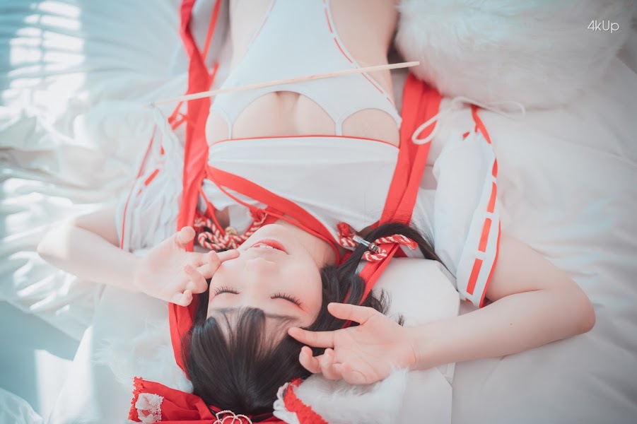 DJAWA Photo – Mimmi (밈미) Kitsune Miko (A ver)