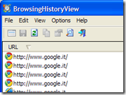 Vedere la cronologia internet di 4 browser di tutti gli utenti PC o di quello specificato