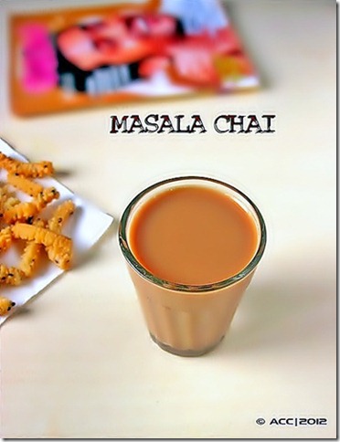 masala tea glass