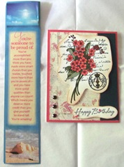 AAWA Birthday club Liane bookmark card
