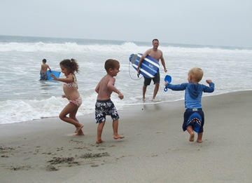 ryan chasing kids on beach (1 of 1)