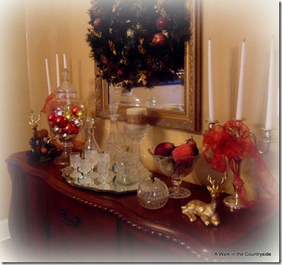 a walk in the countryside: Christmas sideboard