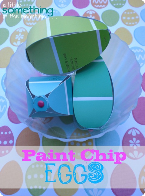 Paint Chip Eggs Easter Egg Background