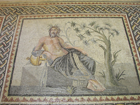 zeul Eufratului, mozaic in muzeu Antep Anatolia