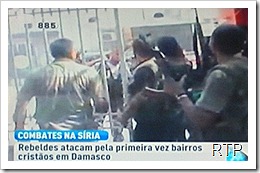 Rebeldes atacam bairros cristos.Ago.2012