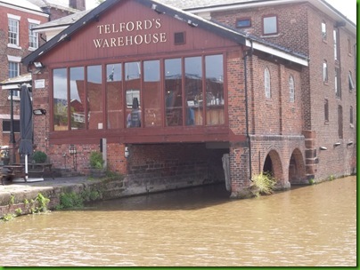 011  Telford's Warehouse overhanging the water
