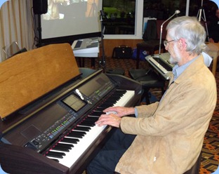Errol Storey did a one-piece cameo for us on the Clavinova playing "Ballade Pour Adeline"