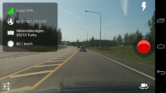 Android application Vilocate screenshot