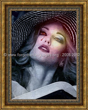 Painting LOST INNOCENCE - © www.forgottenlanguages.org
