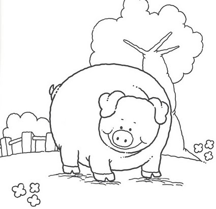 Colorear Dibujos De Chanchos
